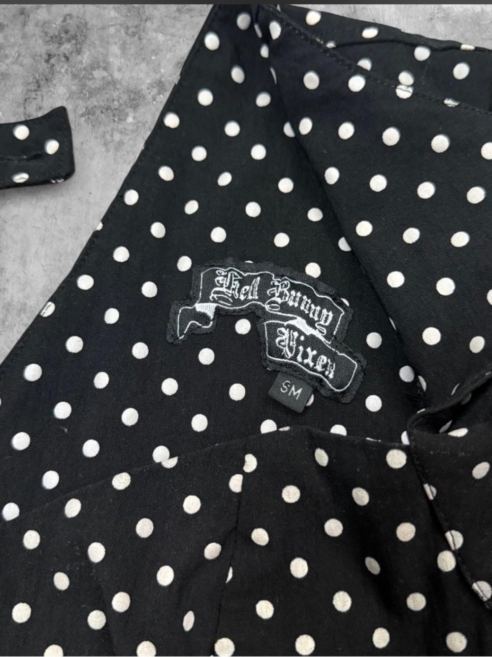 Hell Bunny Vixen Retro Polka Dot Dress - Picture 4 of 4